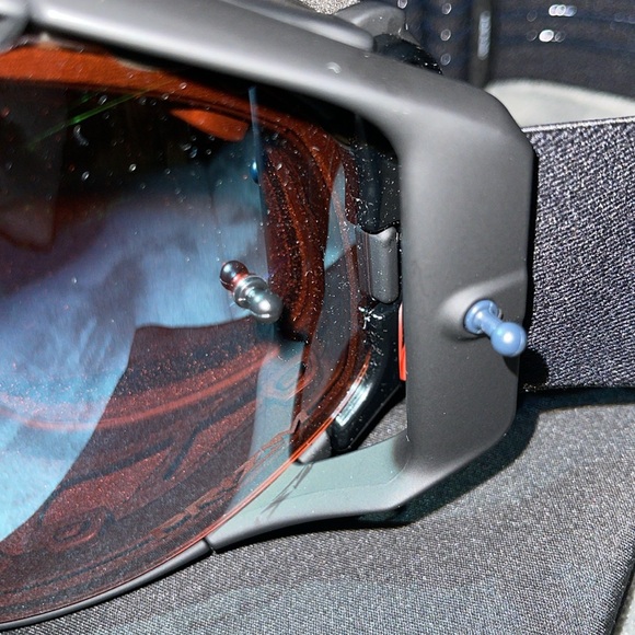 Brand New Oakley ski google orange airbrake MX / blackout with/prizm. - Picture 6 of 9